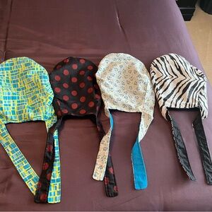 SURGICAL/MEDICAL CAPS SET of 4